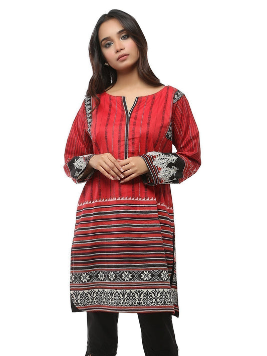 Edenrobe - Pret 1Pc Printed Lawn Shirt - ELTKP19-66938