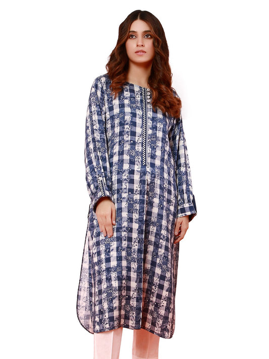 Edenrobe - Pret 1Pc Printed Viscose Shirt - ELTKP19-67027