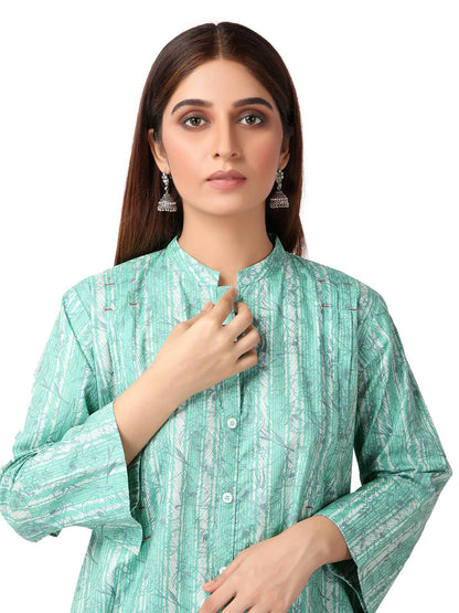 Edenrobe - Pret 1Pc Printed Cambric Shirt - ELTKP19-67033