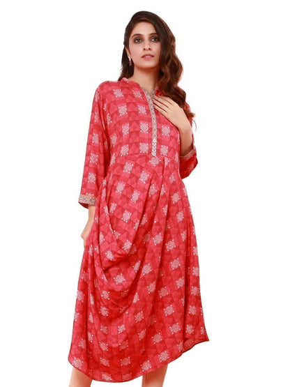 Edenrobe - Pret 1Pc Printed Viscose Shirt - ELTKP19-67052