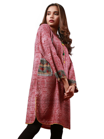 Edenrobe - Pret 1Pc Printed Viscose Shirt - ELTKP19-67063