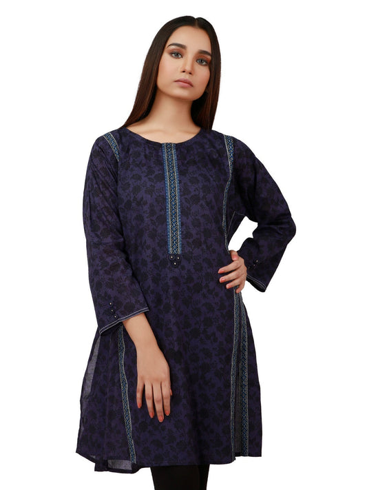 Edenrobe - Pret 1Pc Printed Cambric Shirt - ELTKP19-67066