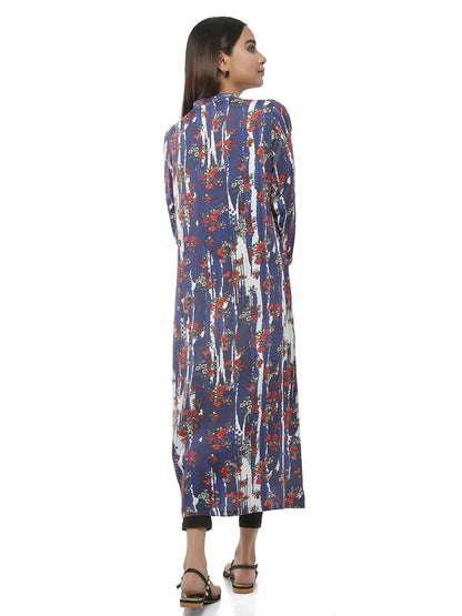 Edenrobe - Pret 1Pc Printed Khaddar Shirt - ELTKP19-67067