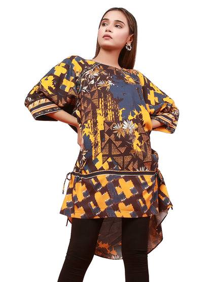 Edenrobe - Pret 1Pc Printed Viscose Shirt - ELTKP19-67097