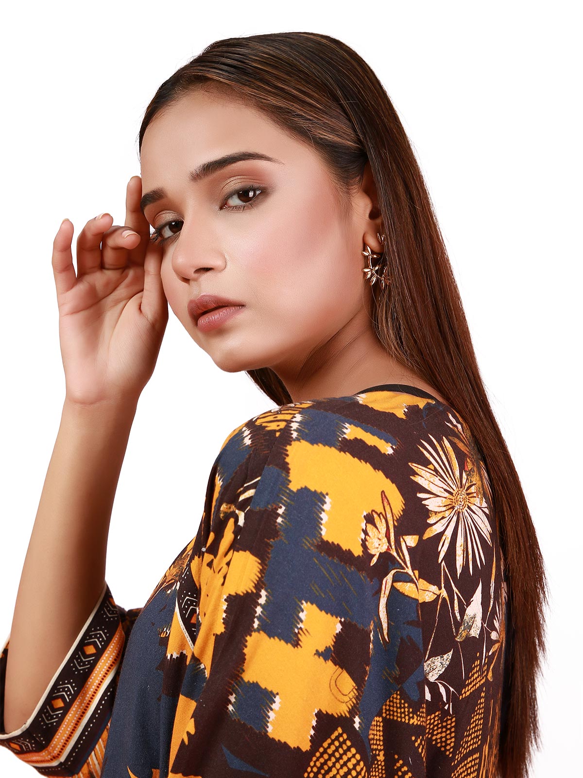 Edenrobe - Pret 1Pc Printed Viscose Shirt - ELTKP19-67097