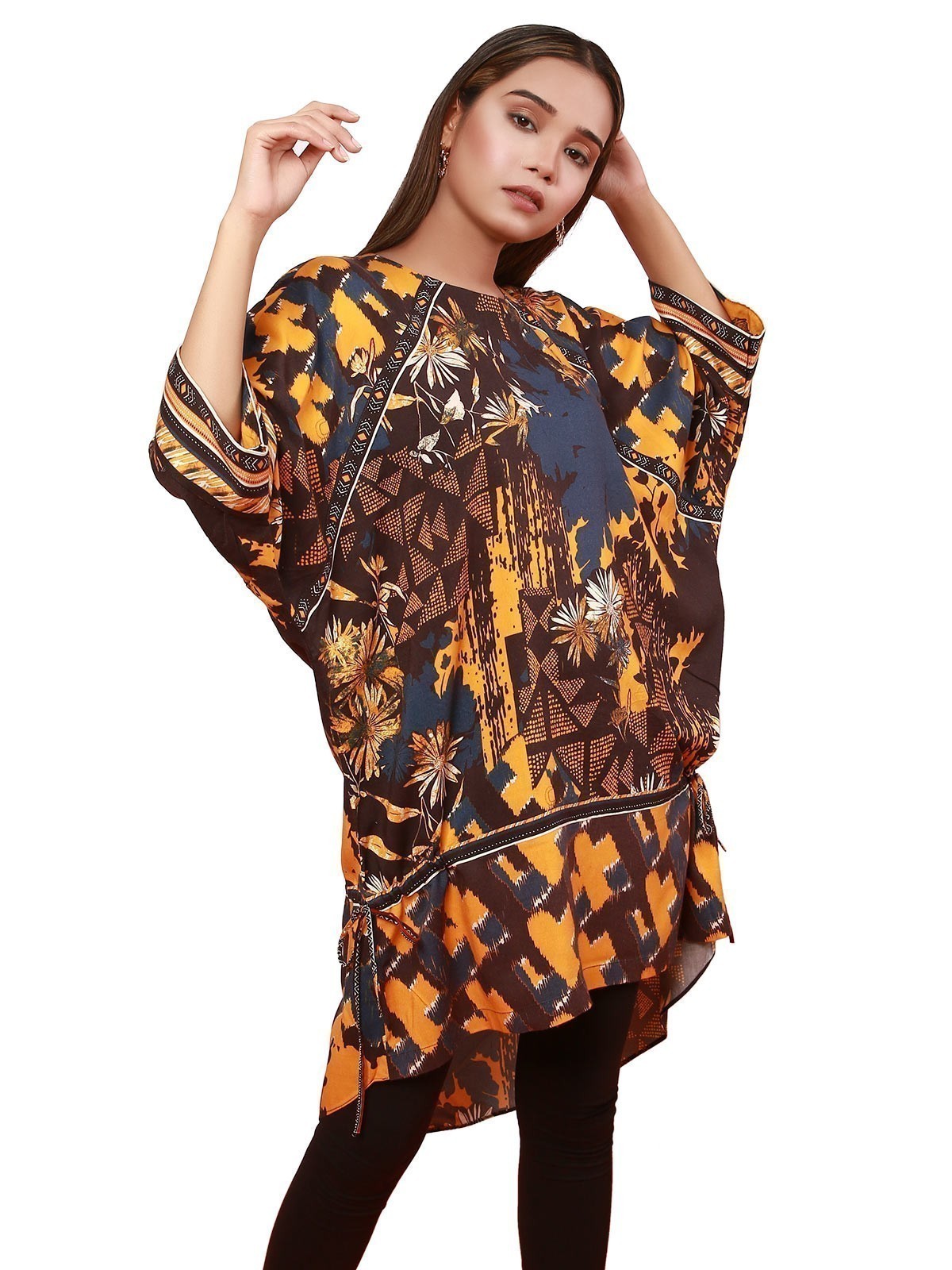 Edenrobe - Pret 1Pc Printed Viscose Shirt - ELTKP19-67097