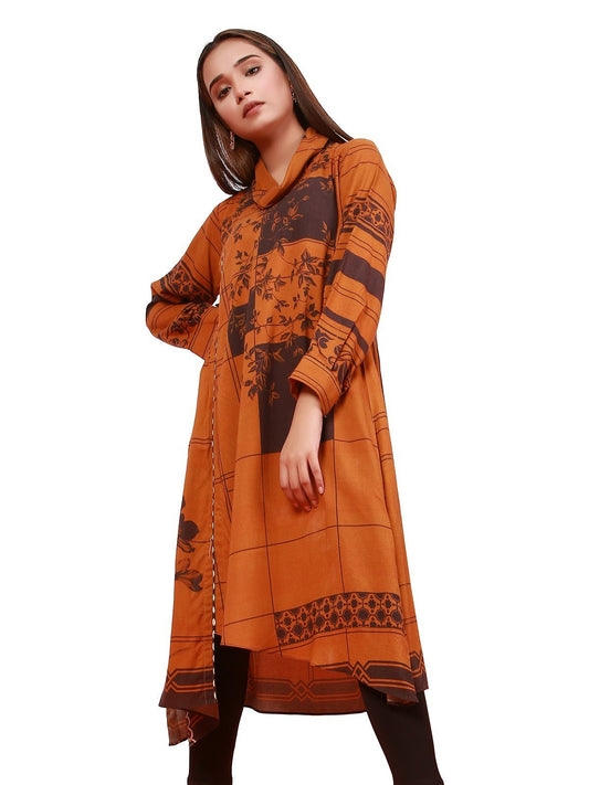 Edenrobe - Pret 1Pc Printed Viscose Shirt - ELTKP19-67098