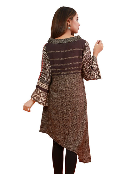 Edenrobe - Pret 1Pc Printed Viscose Shirt - ELTKP19-67099