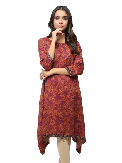 Edenrobe - Pret 1Pc Printed Viscose Shirt - ELTKP19-67100