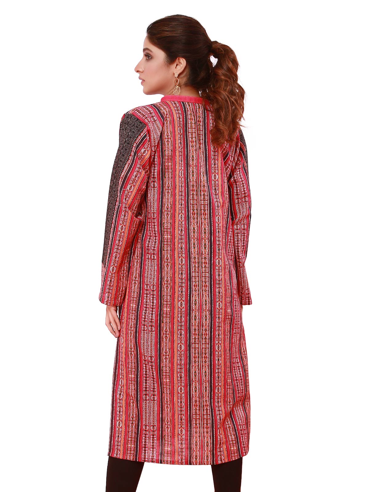 Edenrobe - Pret 1Pc Printed Khaddar Shirt - ELTKP19-67107