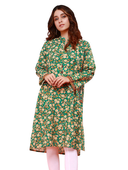 Edenrobe - Pret 1Pc Printed Khaddar Shirt - ELTKP19-67121