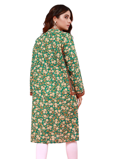 Edenrobe - Pret 1Pc Printed Khaddar Shirt - ELTKP19-67121