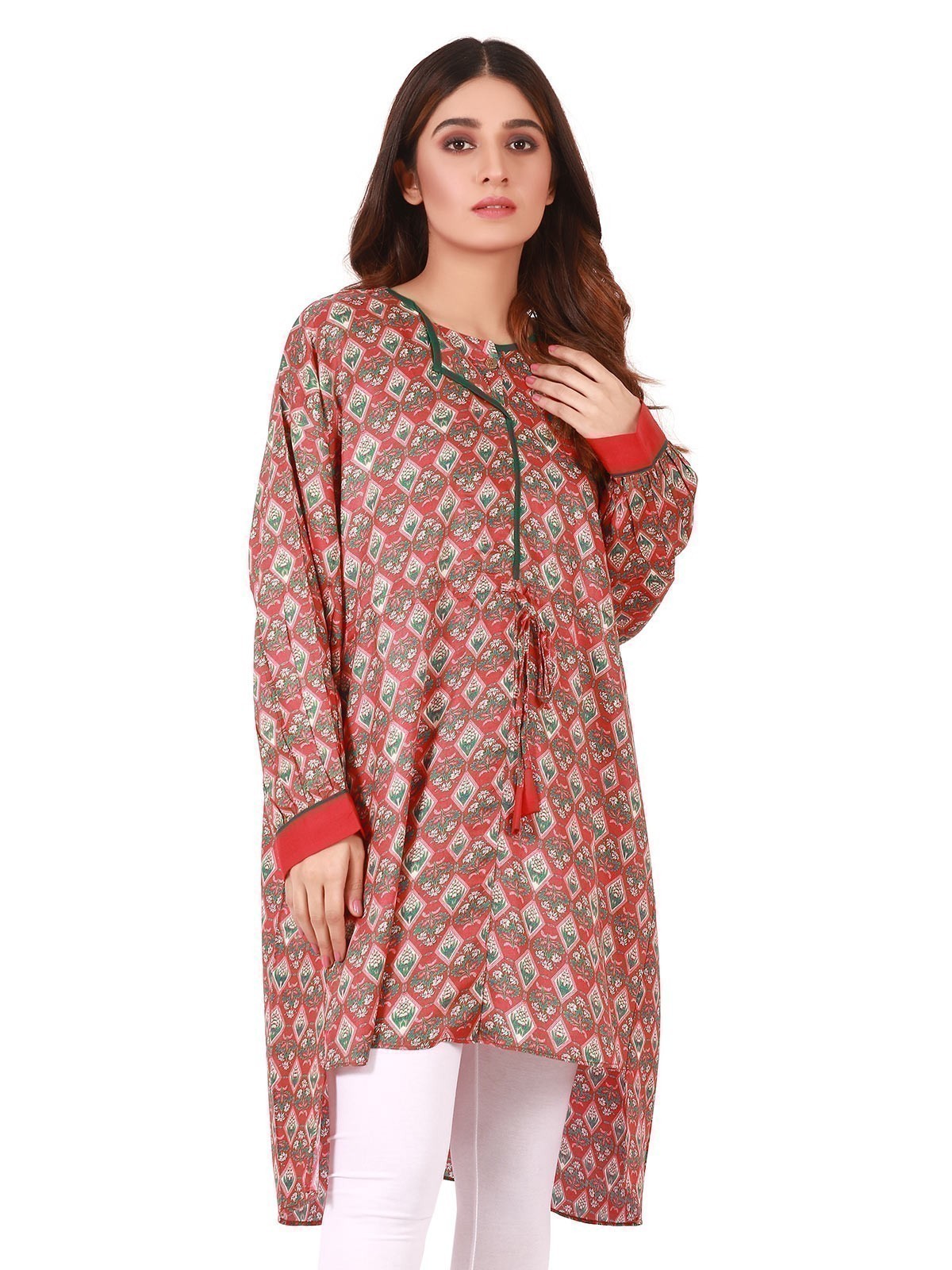 Edenrobe - Pret 1Pc Printed Viscose Shirt - ELTKP19-67163
