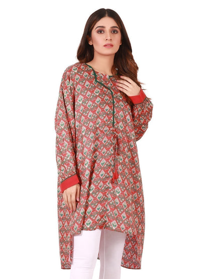 Edenrobe - Pret 1Pc Printed Viscose Shirt - ELTKP19-67163