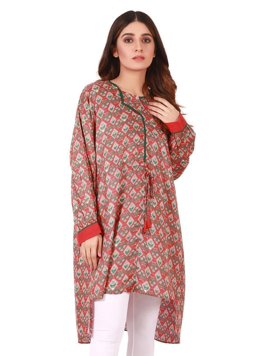 Edenrobe - Pret 1Pc Printed Viscose Shirt - ELTKP19-67163
