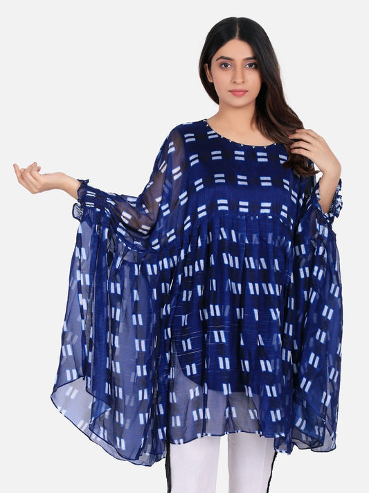 Edenrobe - Women's Blue Western Top - ELTW19-66684