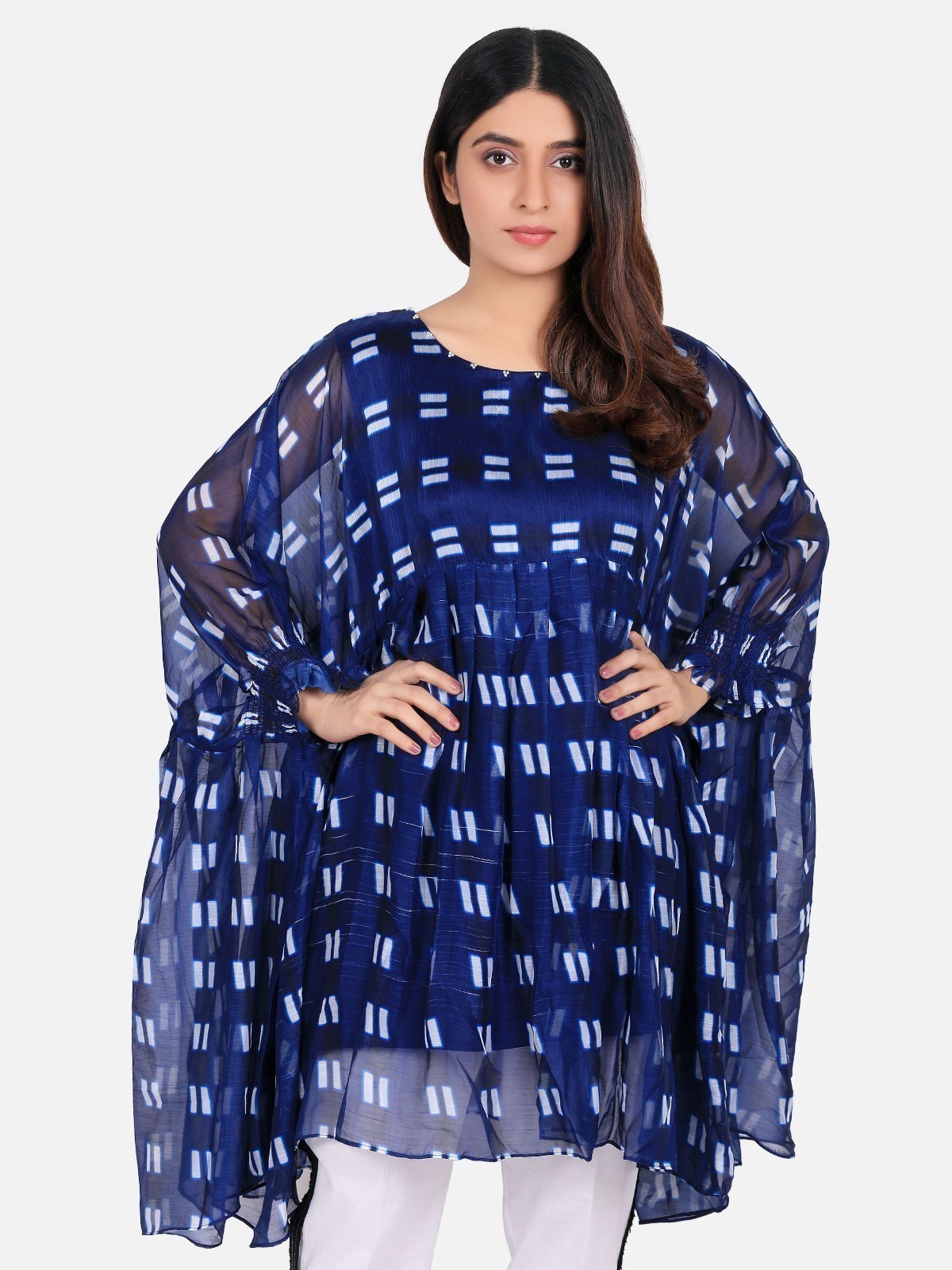 Edenrobe - Women's Blue Western Top - ELTW19-66684