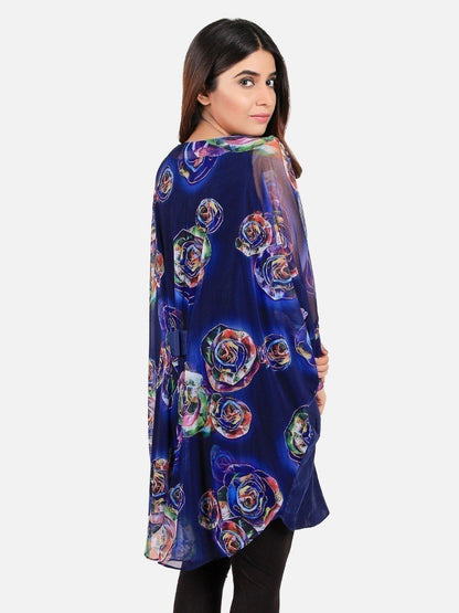 Edenrobe - Women's Navy Blue Western Top - ELTW19-66713