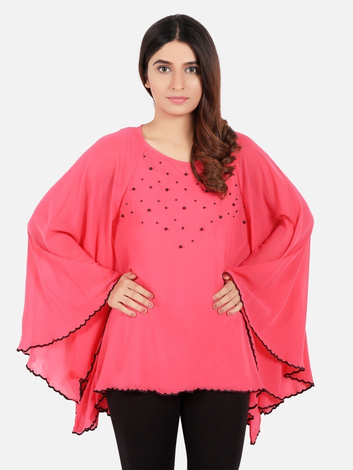 Edenrobe - Women's Pink Western Top - ELTWE19-66500