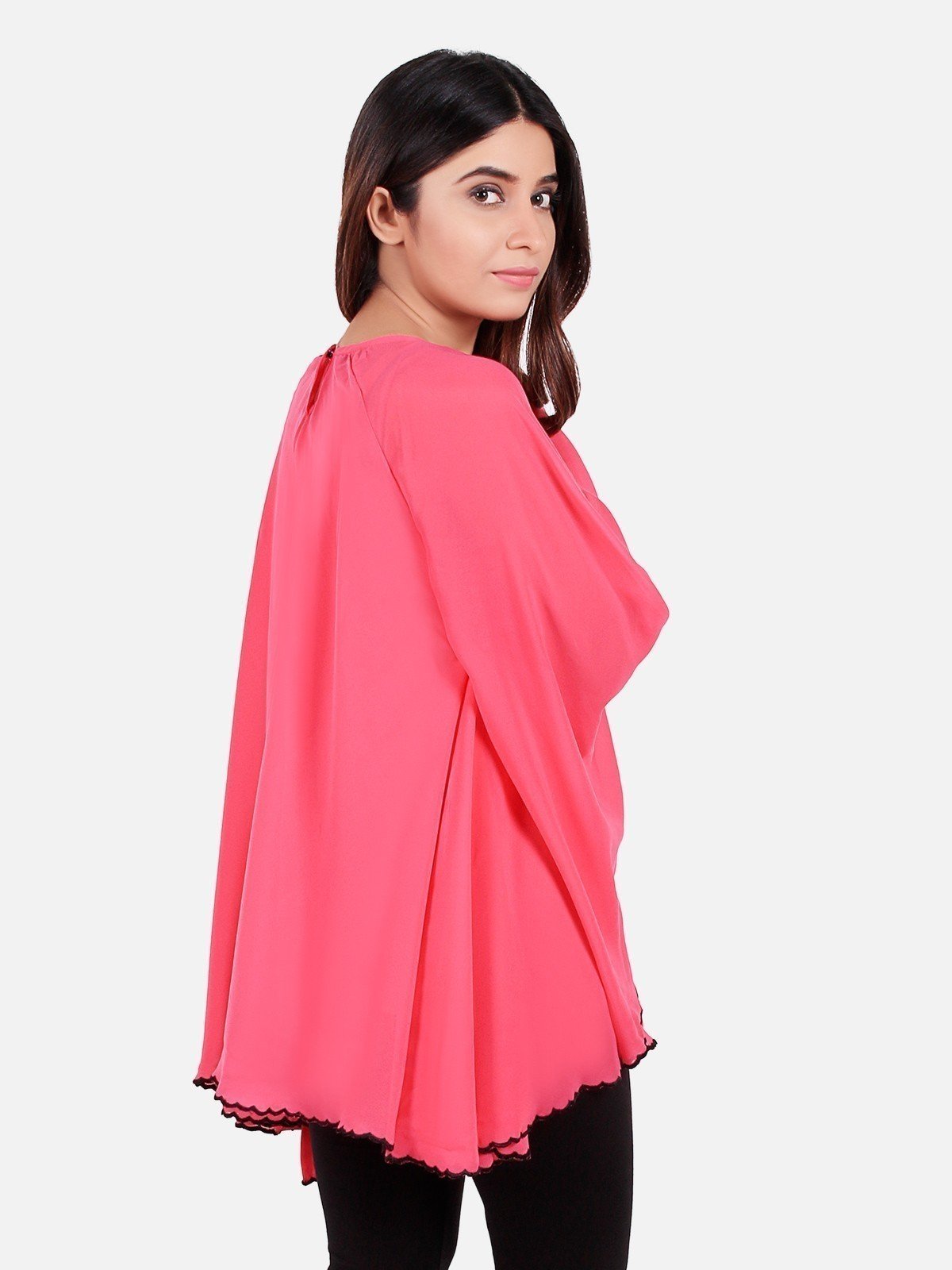 Edenrobe - Women's Pink Western Top - ELTWE19-66500