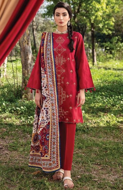 Orient - Unstitched 3 Piece Embroidered Jacquard Suit