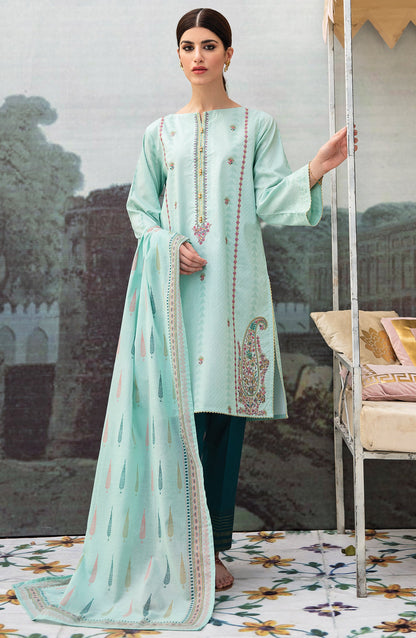 Orient - Unstitched 3 Piece Embroidered Jacquard Suit