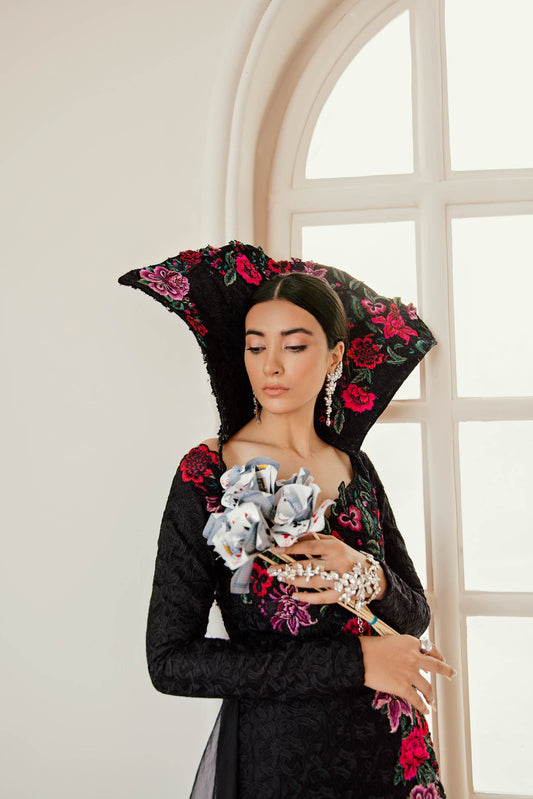 Adan's Libas - Dalnim - Stitched Organza Maxi