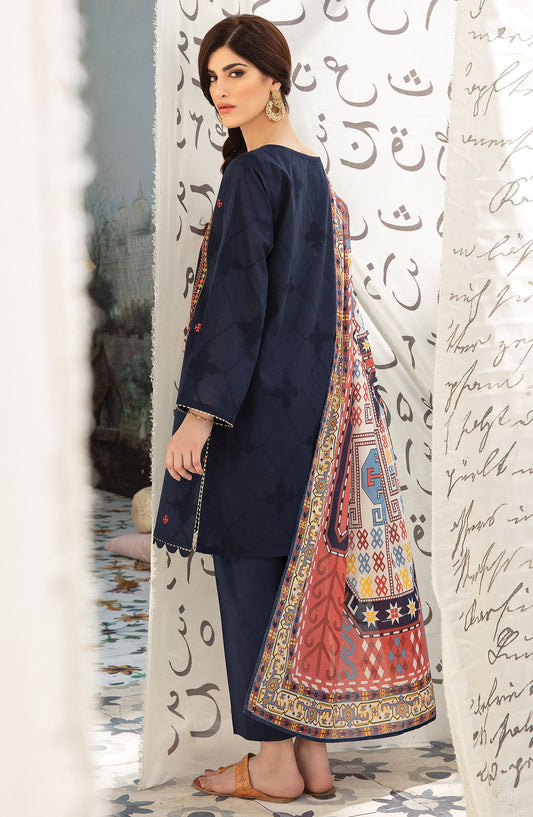 Orient - Unstitched 3 Piece Embroidered Jacquard Suit