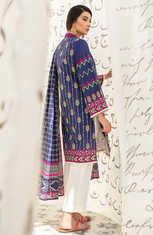 Orient - Unstitched 2 Piece Embroidered Lawn Shirt Dupatta