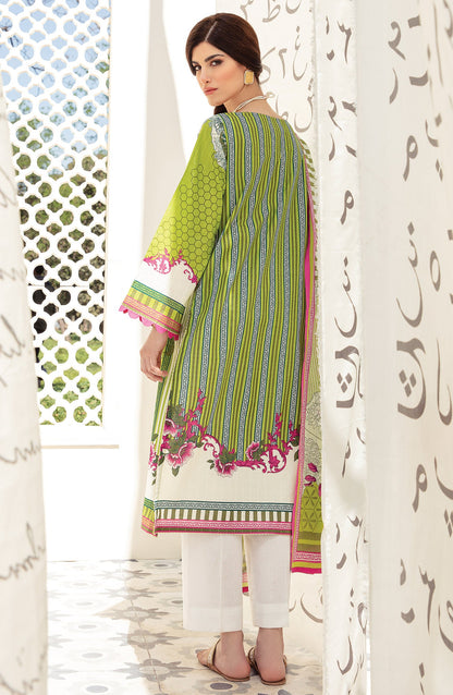 Orient - Unstitched 2 Piece Embroidered Lawn Shirt Dupatta