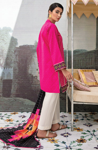 Orient - Unstitched 2 Piece Embroidered Jacquard Shirt Dupatta