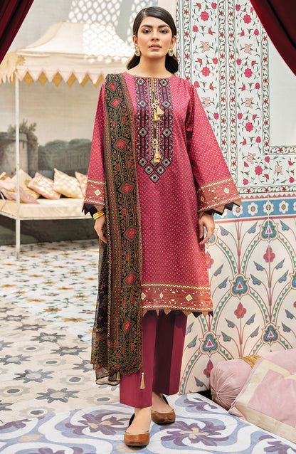 Orient - Unstitched 3 Piece Embroidered Lawn Suit