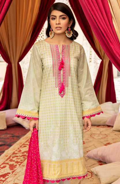 Orient - Unstitched 3 Piece Embroidered Lawn Suit