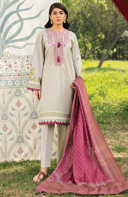 Orient - Unstitched 3 Piece Embroidered Lawn Suit