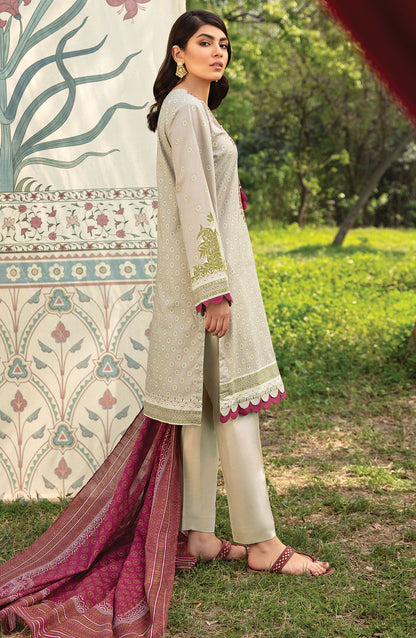 Orient - Unstitched 3 Piece Embroidered Lawn Suit