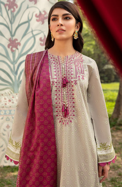 Orient - Unstitched 3 Piece Embroidered Lawn Suit