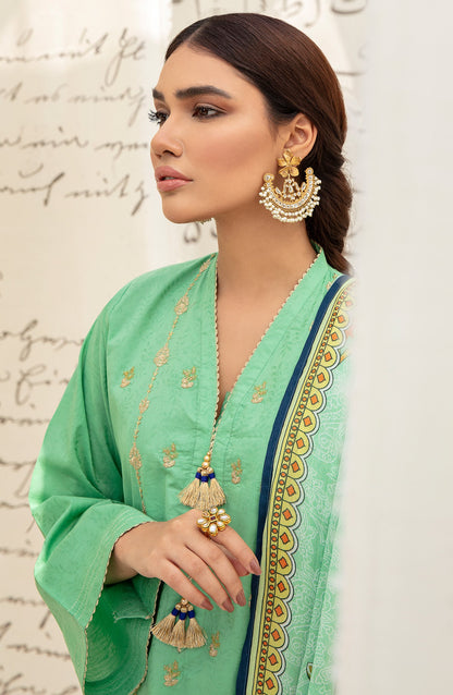 Orient - Unstitched 3 Piece Embroidered Jacquard Suit