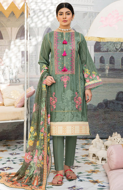 Orient - Unstitched 3 Piece Embroidered Lawn Suit