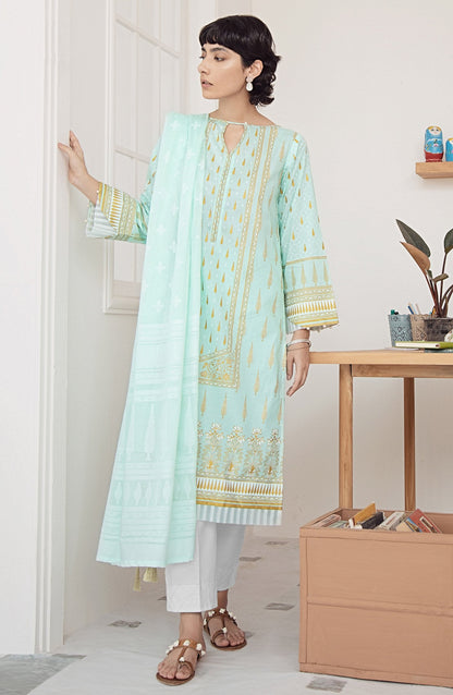 Orient - Unstitched 2PC Pearl Printed Shirt Jacquard Dupatta