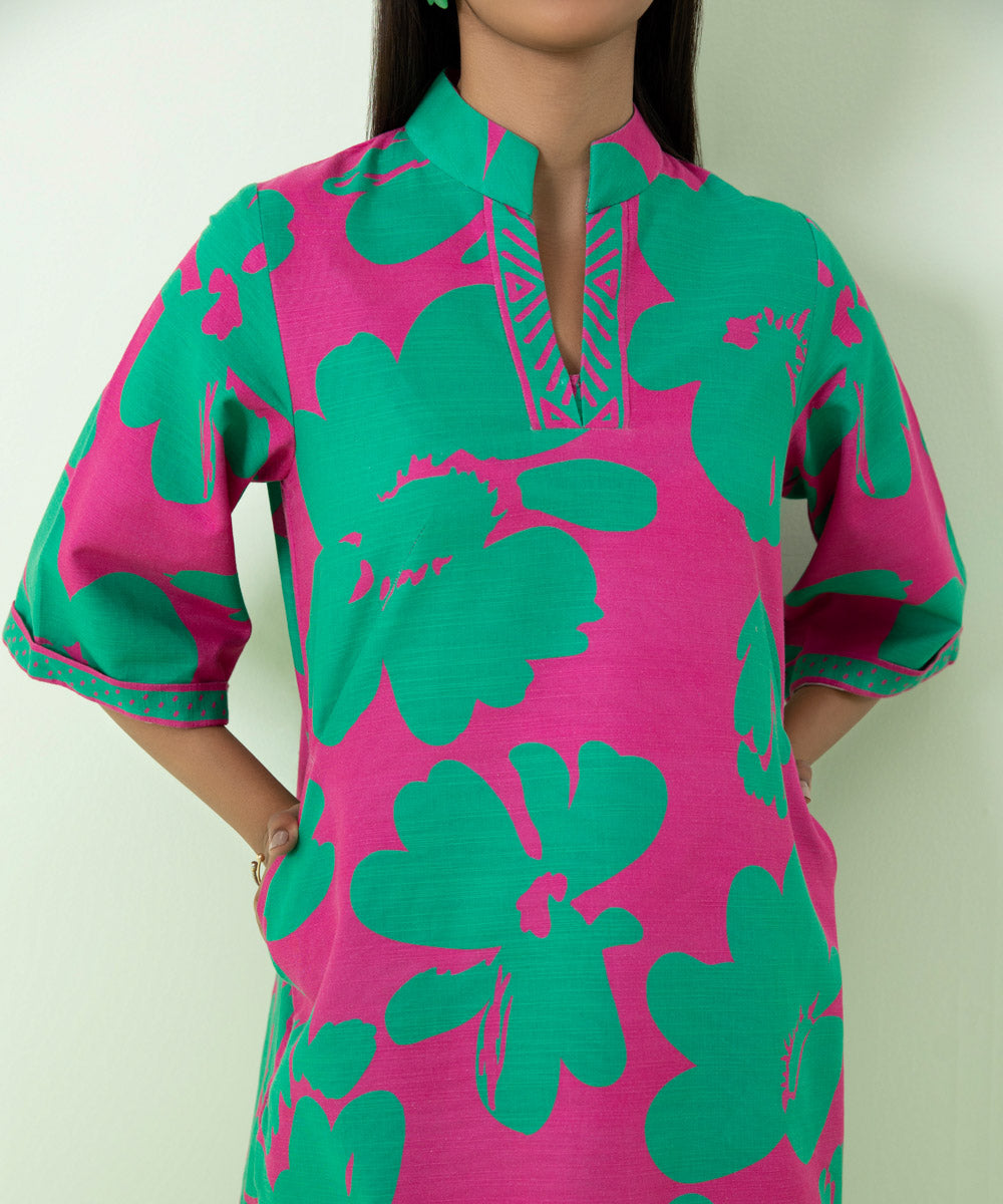 Sapphire - Printed Light Khaddar Shirt