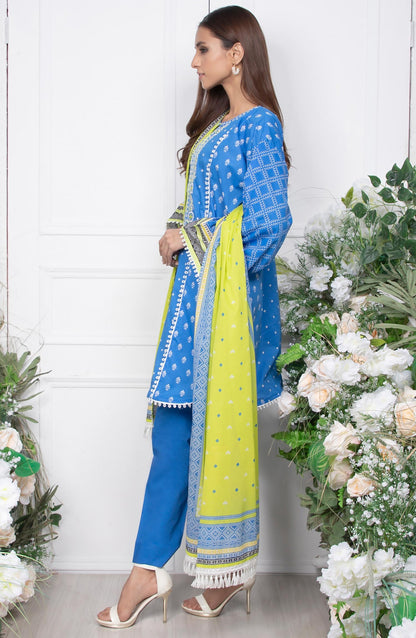 Orient - Unstitched 3 Piece Embroidered Lawn Suit