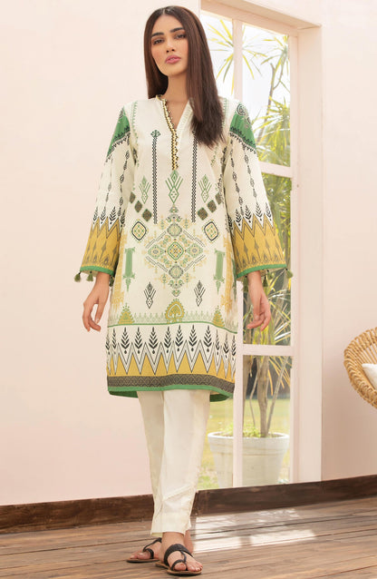 Orient - Unstitched 2 Piece Printed Lawn Shirt Trouser