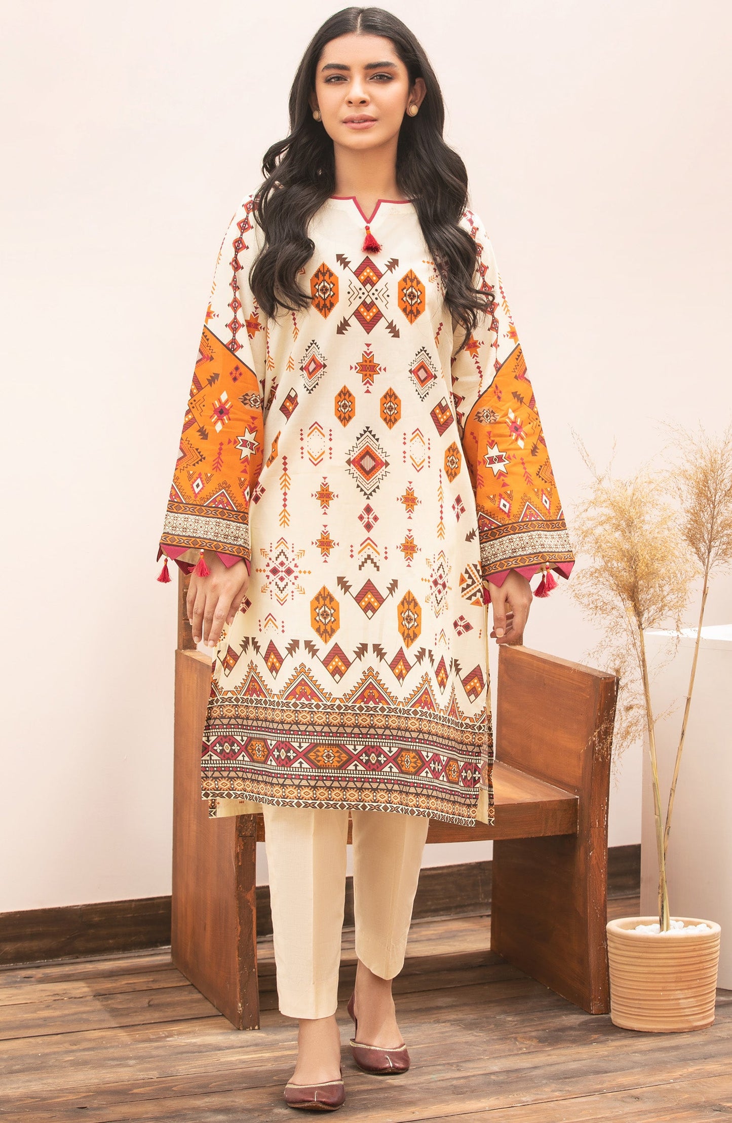 Orient - Unstitched 1 Piece Printed Lawn Shirt