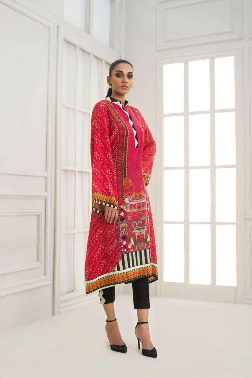 Long Silk Kurta With trousers