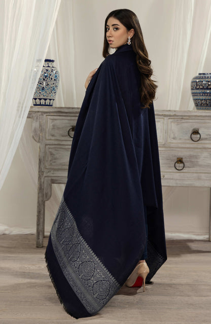 Seran - Navy Blue - Shawl