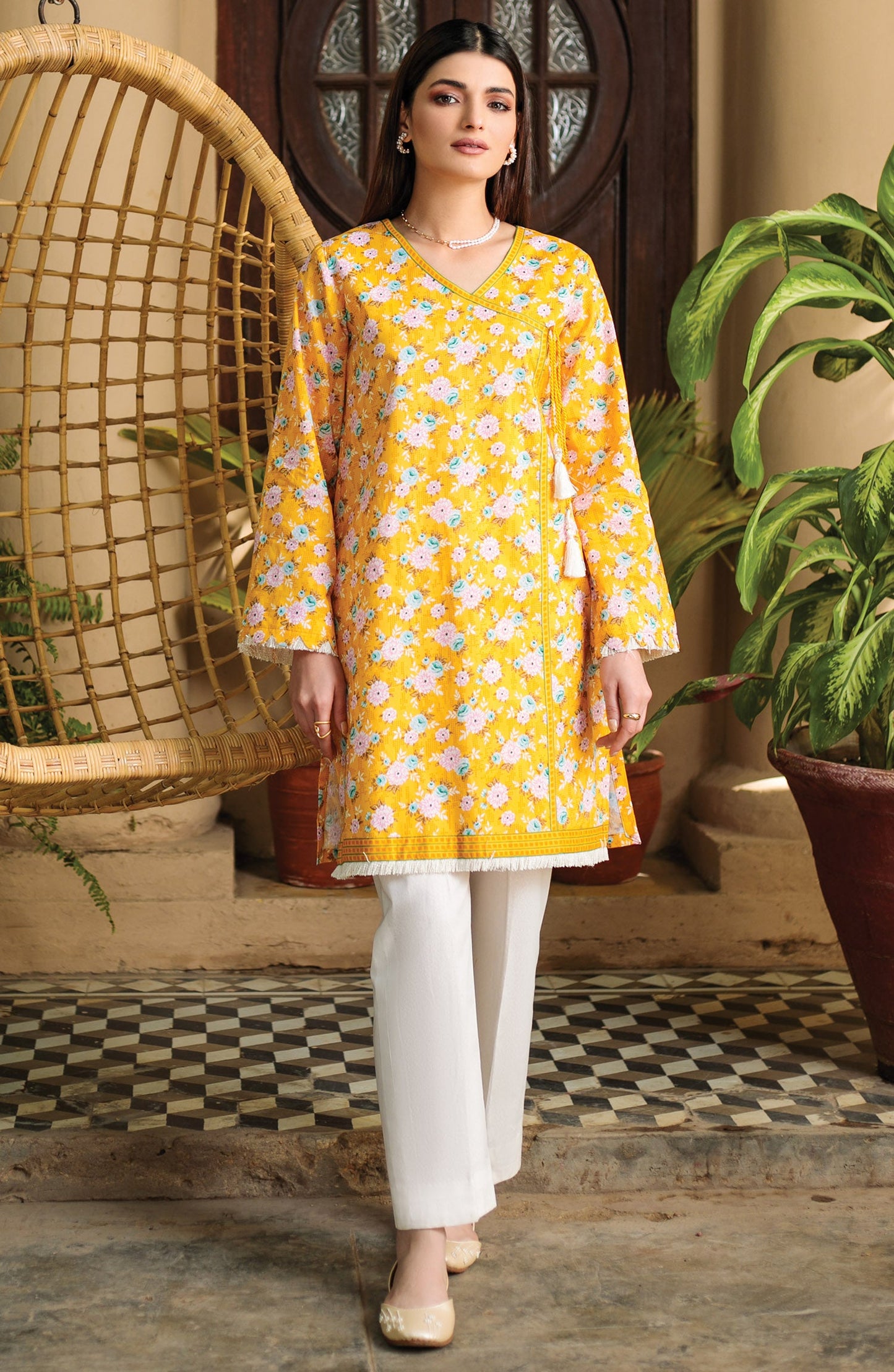 Orient - Unstitched 1 Piece Printed Lawn Shirt