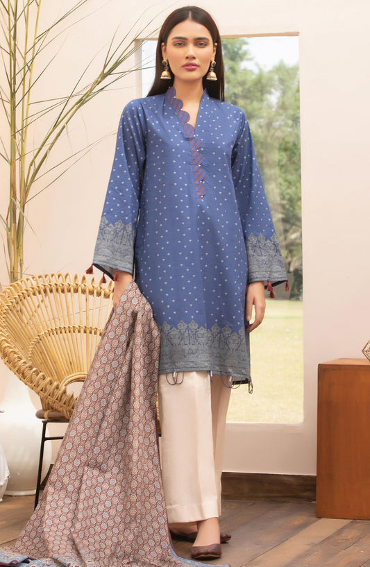 Orient - Unstitched 2 Piece Printed Lawn Shirt Dupatta