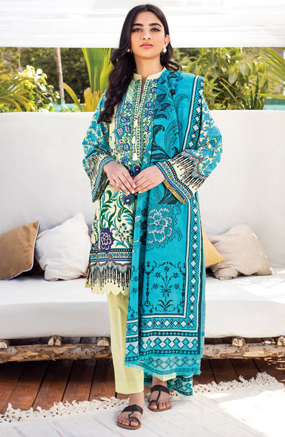 Orient - Unstitched 3 Piece Embroidered Lawn Suit