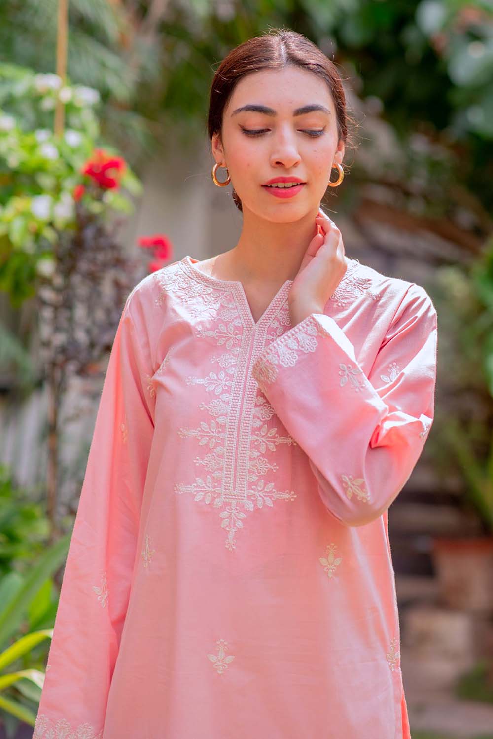 Celina - Pink Minimalistic Kurta