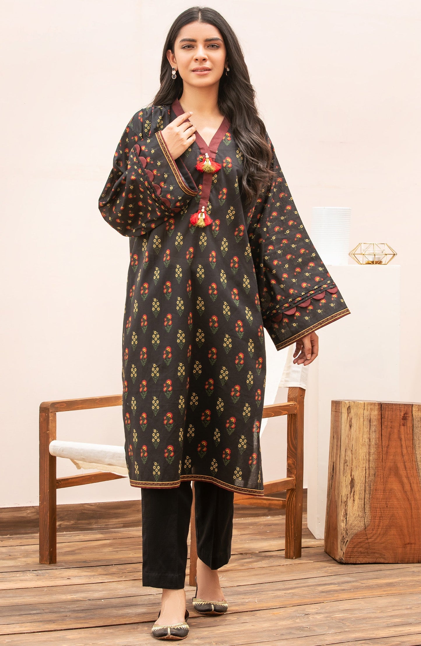 Orient - Unstitched 1 Piece Printed Lawn Shirt